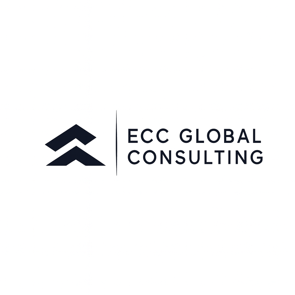 ECC Global Consulting logo (white)